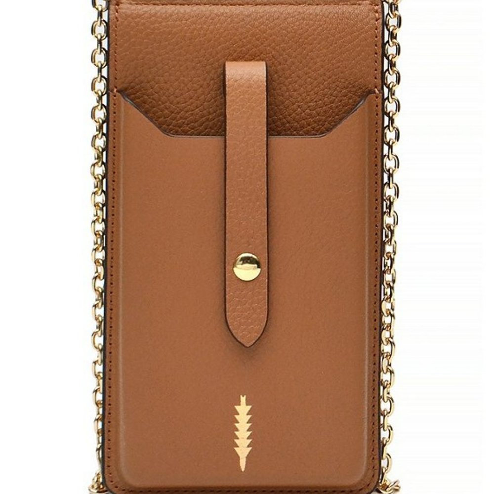 THACKER NORA PHONE LEATHER CROSSBODY BAG